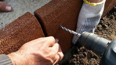 Установка бордюров